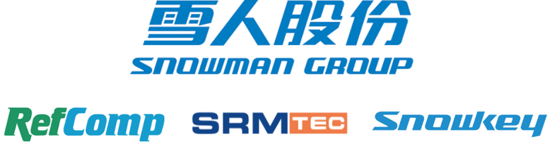 Snowman Group, RefComp, SRMTec and Snowkey logos